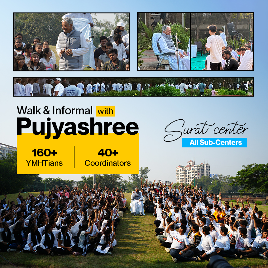 26-Nov-22 | Walk N Informal with Pujyashree | Surat YMHT