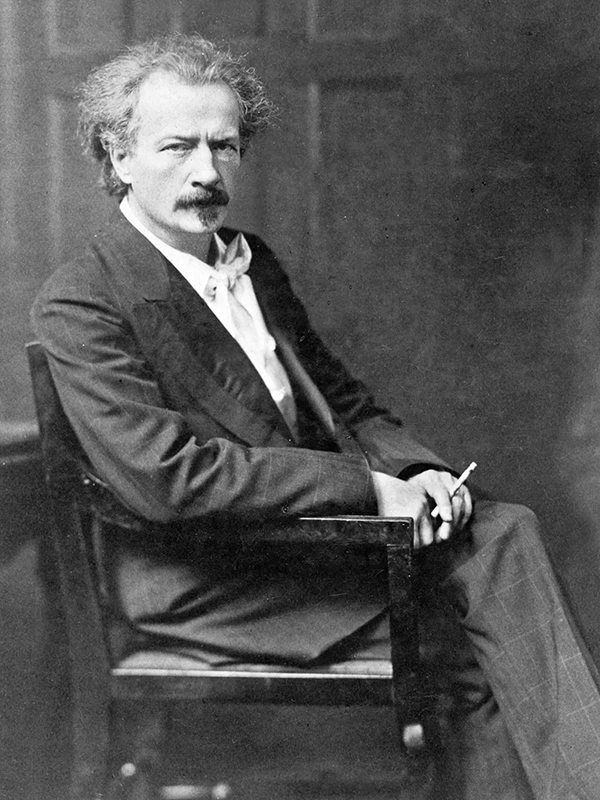 Ignacy Jan Paderewski on chair