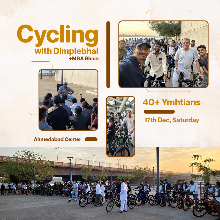 17-Dec-2022_Ymht Ahmedabad_Cycling with Dimplebhai+MBA bhaio