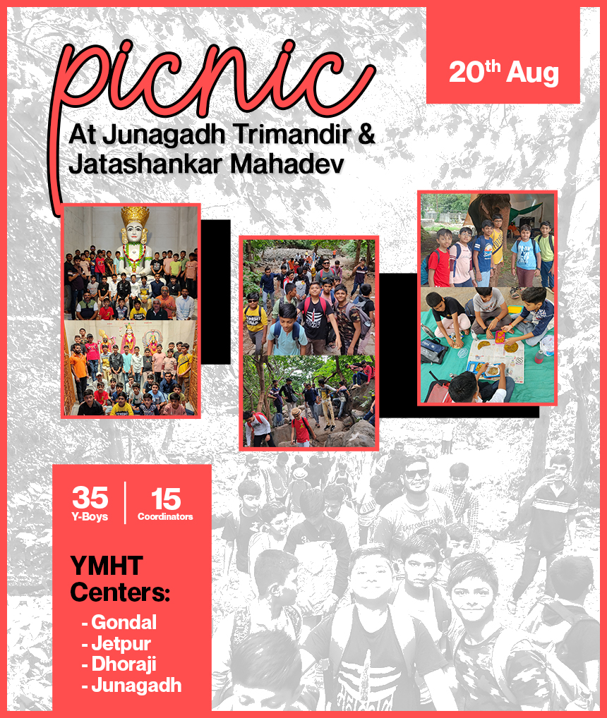 20-Aug-2023_Gondal Jetpur Dhoraji Junagadh_Picnic at Junagadh Trimandir and Jatashankar Mahadev