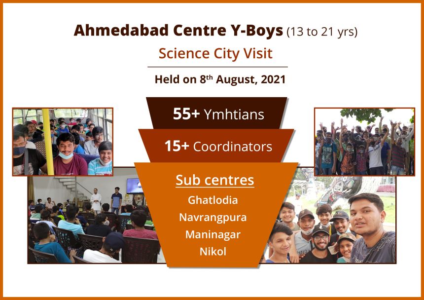 AHMEDABAD CENTRE - SCIENCE CITY VISIT ON 8-AUG-2021