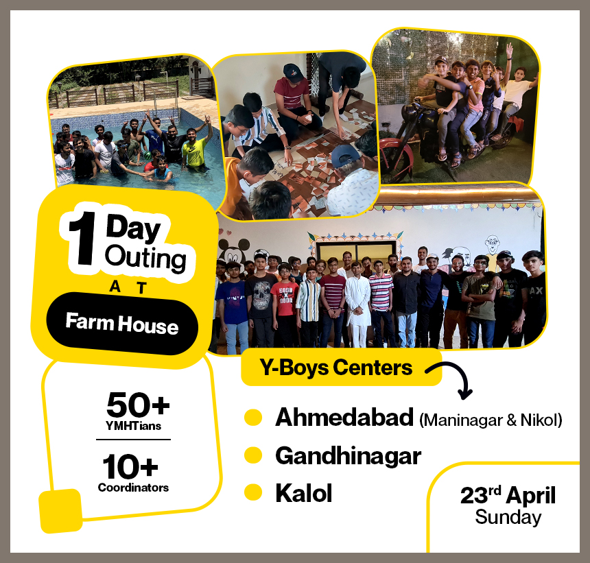 23-April-2023_Ahmedabad- Maninagar& Nikol+ Gandhinagar+ Kalol_One day outing at farmhouse